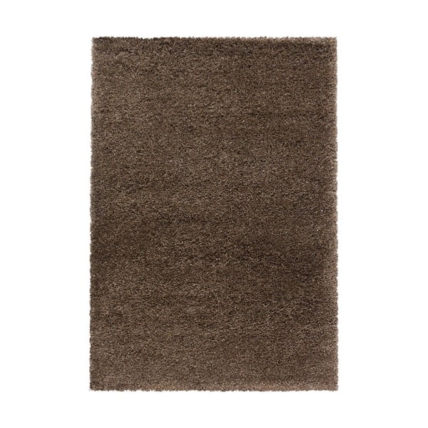 Sötétbarna szőnyeg 80x150 cm Fluffy – Ayyildiz Carpets