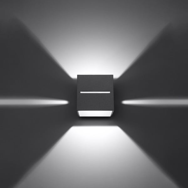 Szürke fali lámpa Lorum – Sollux-image-3