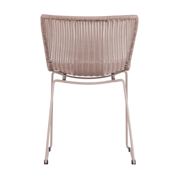 Bézs műrattan kerti szék szett 2 db-os Wings – WOOOD-image-4