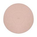Rózsaszín kerek kültéri-beltéri szőnyeg újrahasznosított szálakból ø 150 cm Rodhe – Kave Home