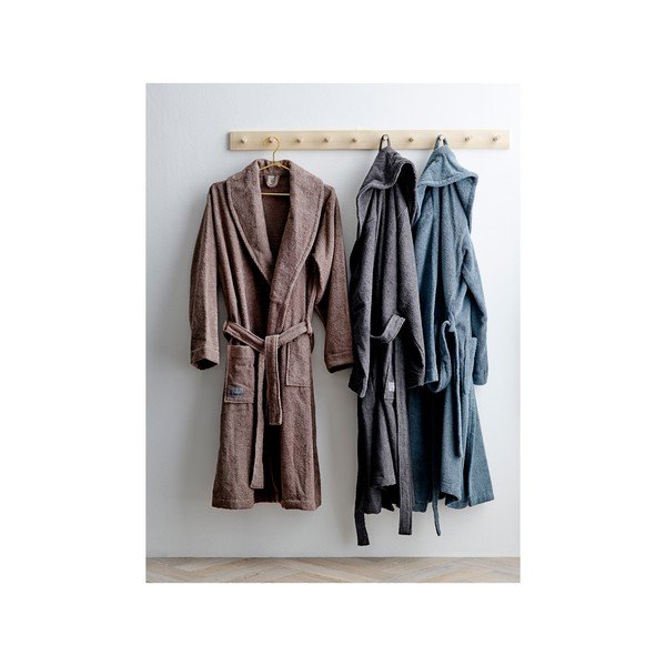 Organic barna organikus pamut köntös, L/XL - Södahl-image-1