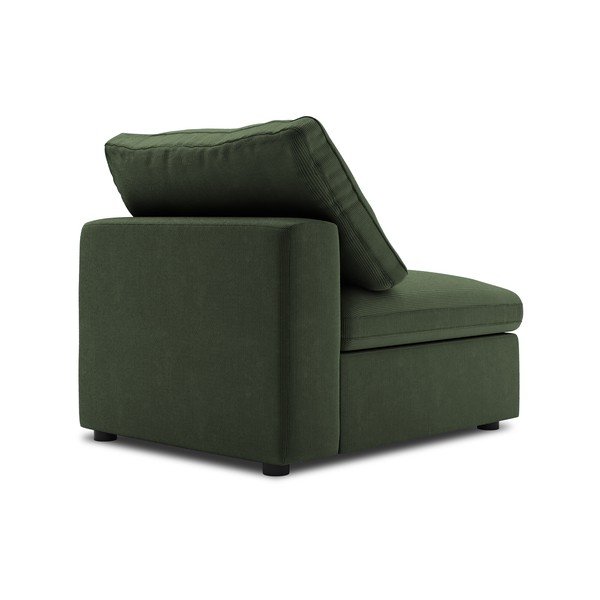 Galaxy sötétzöld középső rész moduláris kordbársony kanapéhoz - Windsor & Co Sofas-image-3