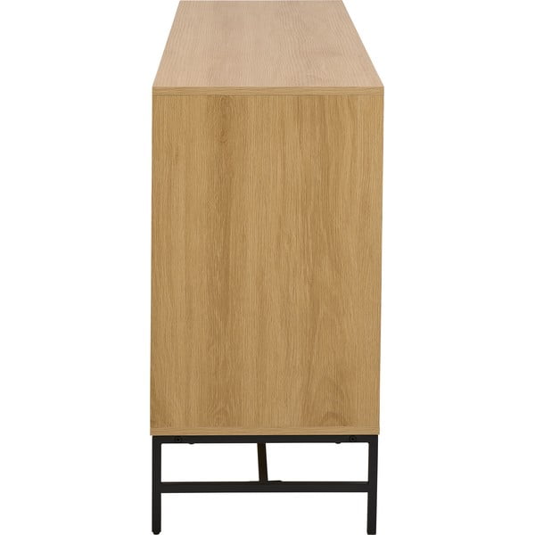 Natúr színű komód tölgyfa dekorral 158x80x40 cm Albany  – Actona-image-3