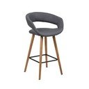 Sötétszürke bárszék szett 2 db-os Gill – Actona