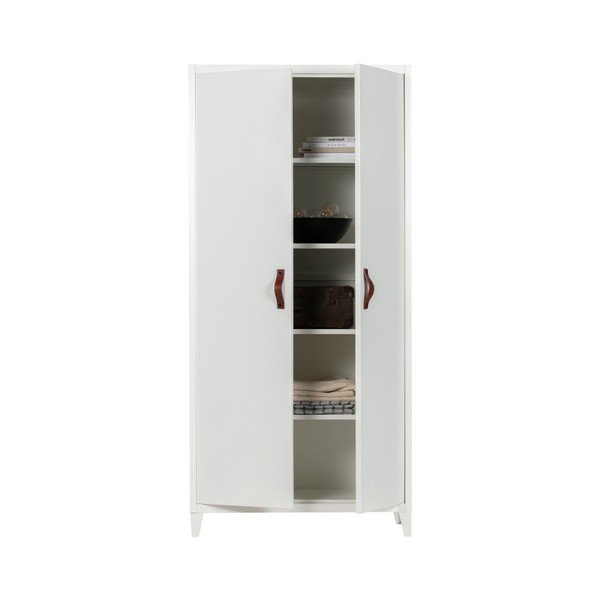 Brock fehér ruhásszekrény, szélesség 84 cm - WOOOD-image-3