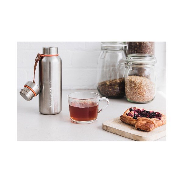 Insulated Vacuum Bottle narancssárga duplafalú termosz rozsdamentes acélból, 500 ml - Black + Blum-image-4