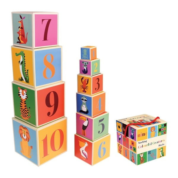 Colourful Creatures játékkockák - Rex London-image-2