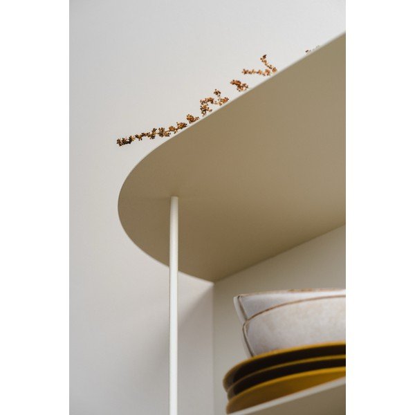 Sötétkék többszintes fém fali polc 80 cm Lina – noo.ma-image-3