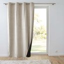 Bézs bársony termo függöny 140x260 cm Polarchic – douceur d'intérieur