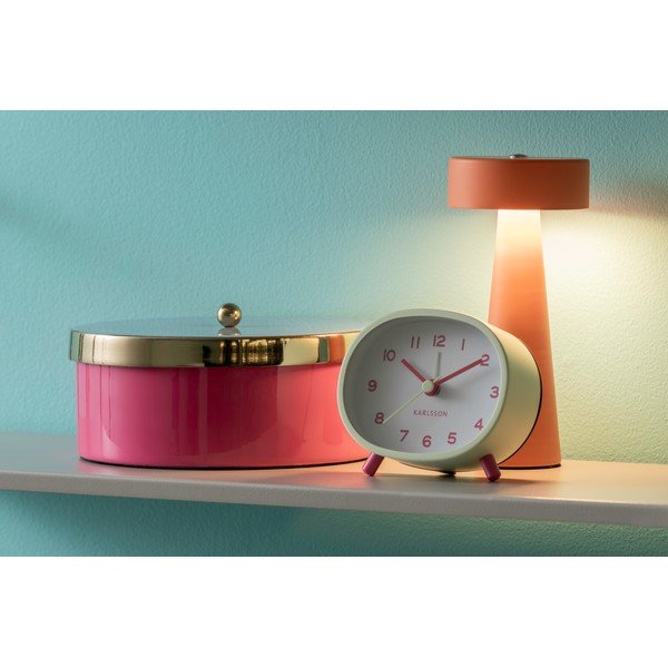 Rózsaszín dekoratív fém tárolódoboz ø 16x6 cm Double Funky – PT LIVING-image-4