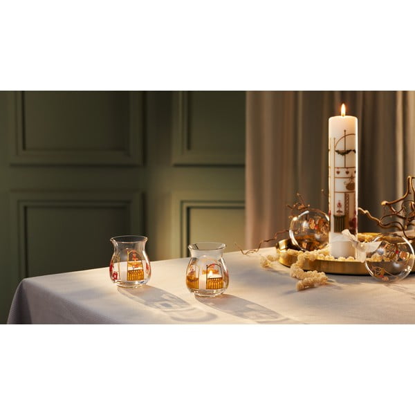 Üveg kézzel fújt karácsonyfadísz ø 8 cm Annual Christmas Bauble – Holmegaard-image-1