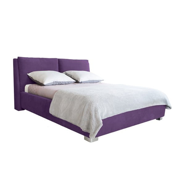 Vicky lila kétszemélyes ágy, 140 x 200 cm - Mazzini Beds