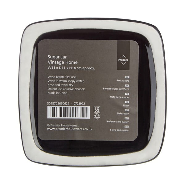 Kerámia cukortartó doboz – Premier Housewares-image-3