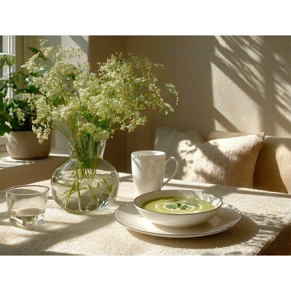 Fehér porcelán bögre 390 ml Decora – Orion-image-1