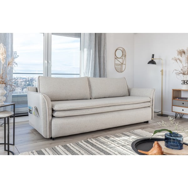 Charming Charlie bézs kinyitható kanapé - Miuform-image-4