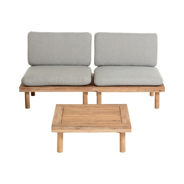 Viridis szürke kerti bútor szett - Kave Home-image-2