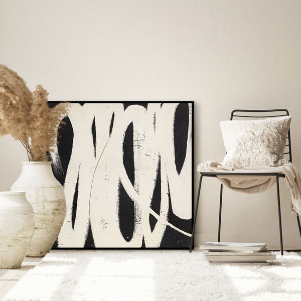 Kézzel festett kép 100x100 cm Spinning Around    – Malerifabrikken-image-1