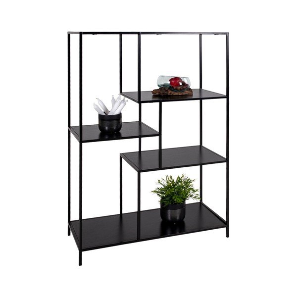 Vita Shelf fekete könyvespolc, 80 x 120 cm - House Nordic-image-3