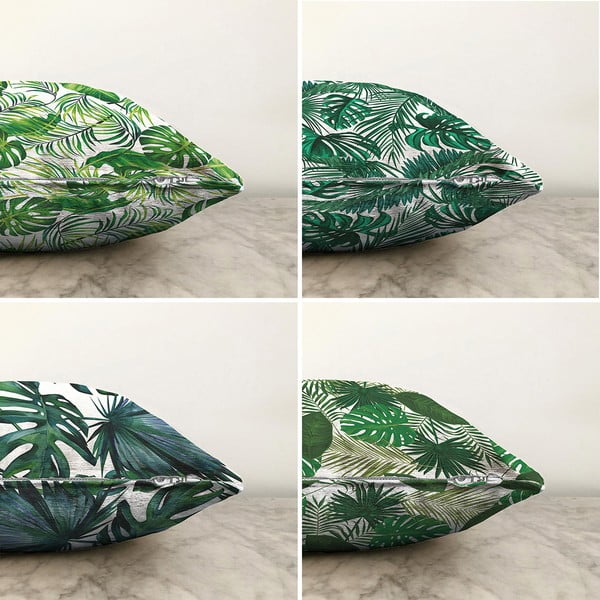 Summer Jungle 4 db-os párnahuzat szett, 55 x 55 cm - Minimalist Cushion Covers-image-1