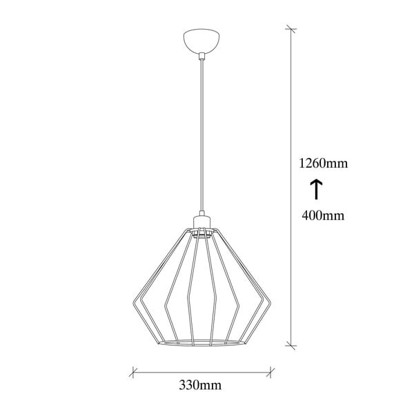 Aristea fekete fém függőlámpa - Opviq lights-image-3