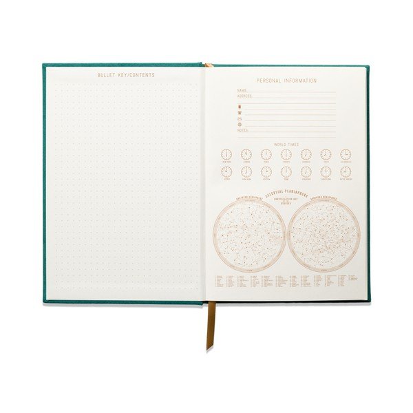  Dátumozatlan határidőnapló 160 oldal A5 Linear Boxes – DesignWorks Ink-image-2