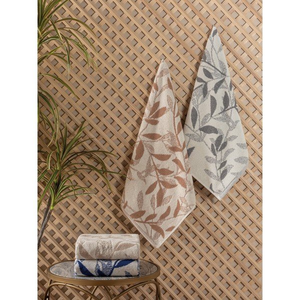 Frottír törölköző szett 4 db-os 50x90 cm Karian – Foutastic-image-1