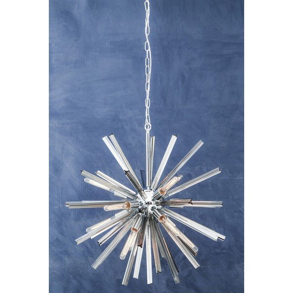 Fém függőlámpa üveg búrával ø 75 cm Karlo – Premier Housewares-image-2