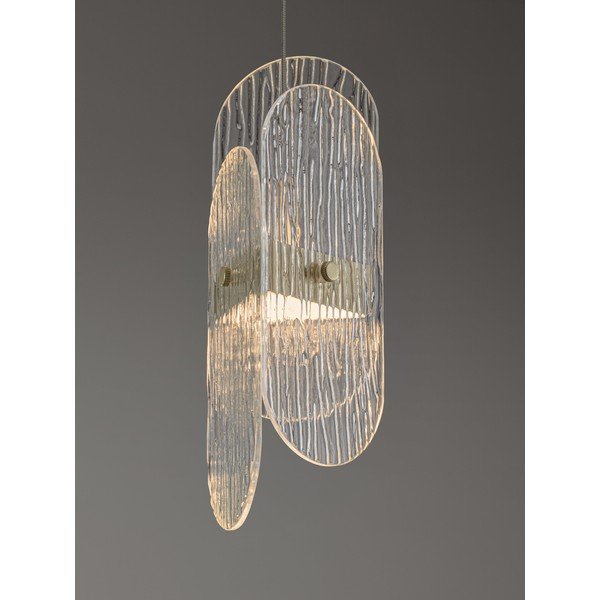 Sárgaréz színű fém LED dimmelhető függőlámpa üveg búrával ø 14 cm Lucien – Nova Luce-image-2