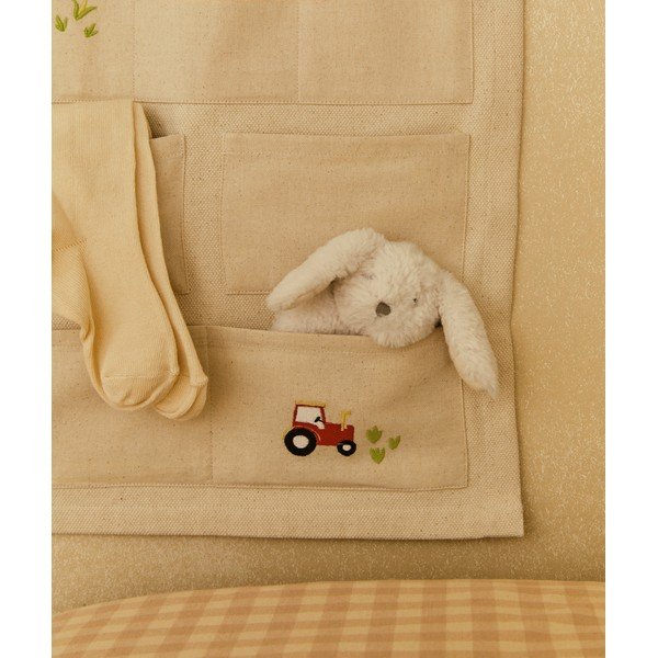 Krémszínű textil függő rendszerező Pecky – Kave Home-image-1