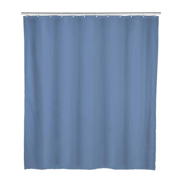 Kék fürdőszoba függöny, 180 x 200 cm - Wenko