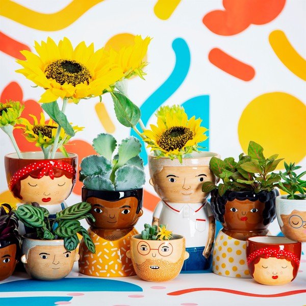 My Kind of People Ross bézs virágcserép - Sass & Belle-image-1