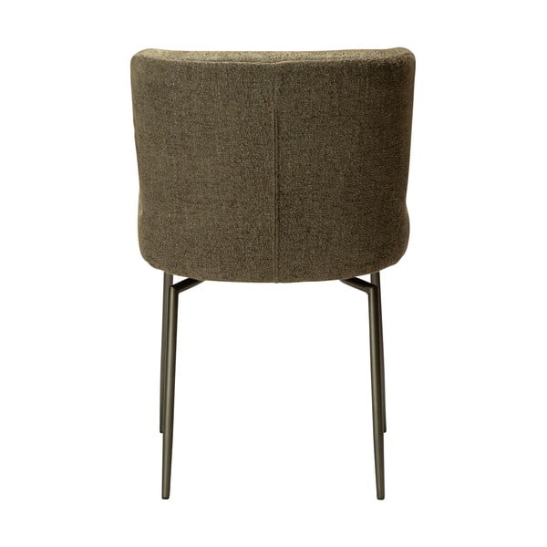 Khaki kárpitozott étkezőszék Glam – DAN-FORM Denmark-image-4