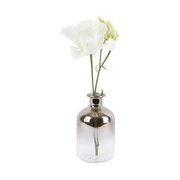 Silver Tube kisméretű üvegváza, magasság 10 cm - PT LIVING-image-1