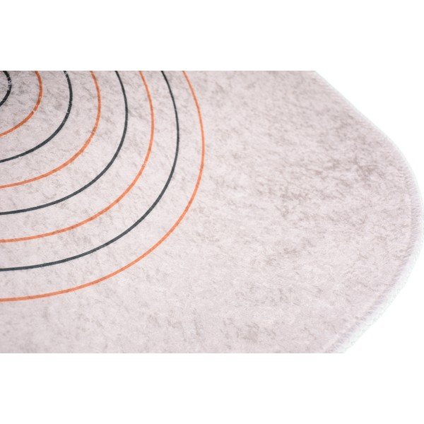 Krémszínű mosható szőnyeg 80x120 cm Oval – Vitaus-image-2