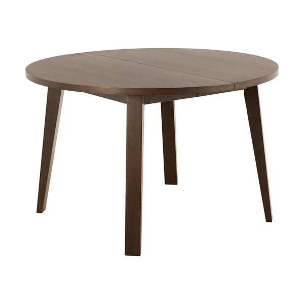 Kerek bővíthető étkezőasztal hosszabbító asztallappal tölgyfa dekorral ø 120 cm A-Line – Actona