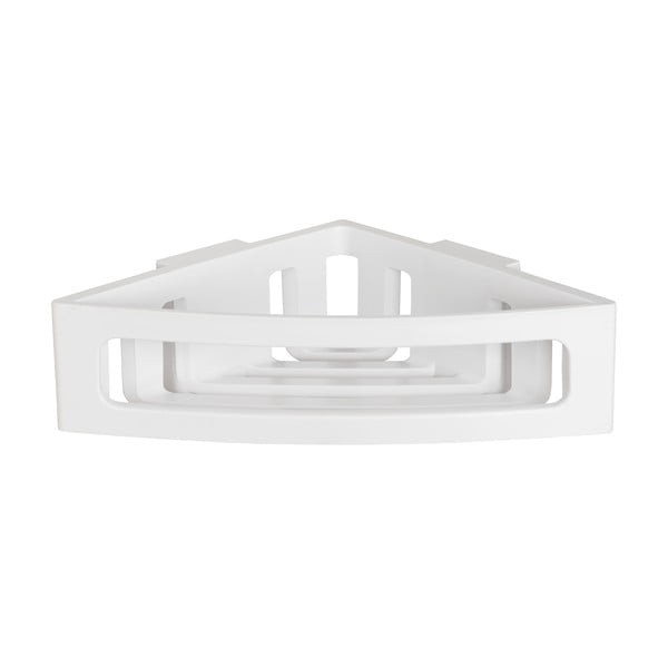 Fehér öntapadós műanyag fürdőszobai sarokpolc Bralia - Wenko-image-3