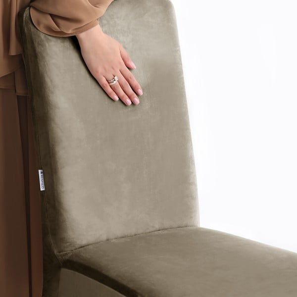 Szürkésbézs gumis szék huzat 48 cm Sento – Restilo-image-4