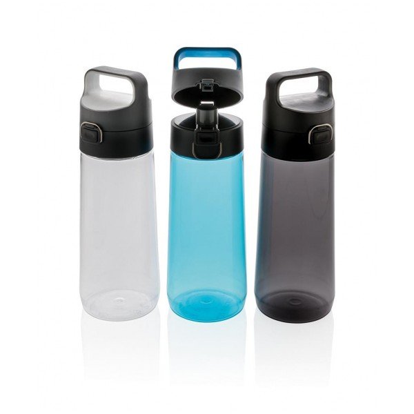 Fekete nyitható kupakos vizespalack, 450 ml - XD Design-image-4
