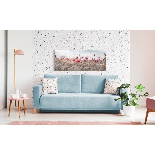 Poppies vászonfestmény, 60 x 150 cm - Styler-image-1