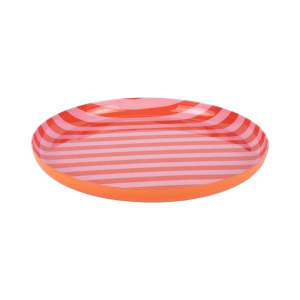 Narancssárga-világos rózsaszín vas tányér ø 22 cm Animado – PT LIVING