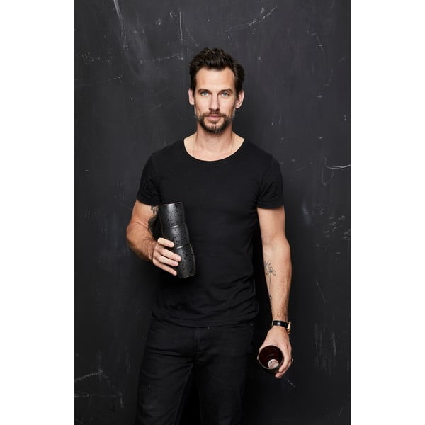 Fekete kerámia bögre szett 4 db-os lattéhoz 270 ml Gastro Black/Mix – Bitz-image-1