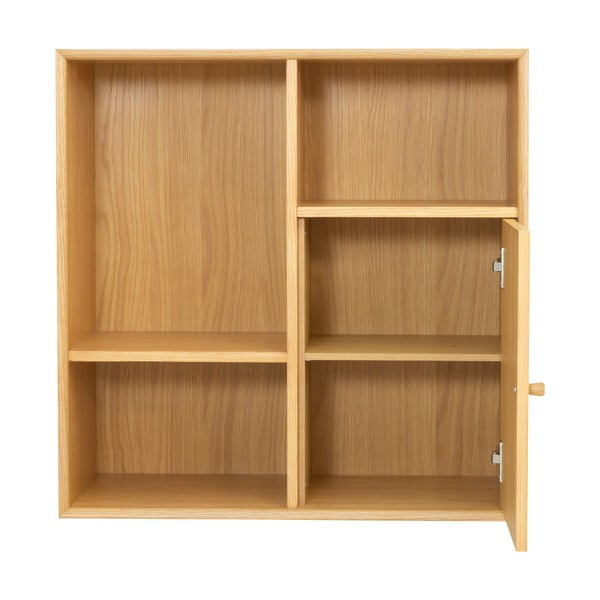 Natúr színű moduláris polcrendszer tölgyfa dekorral 70x70 cm Z  – Tenzo-image-4
