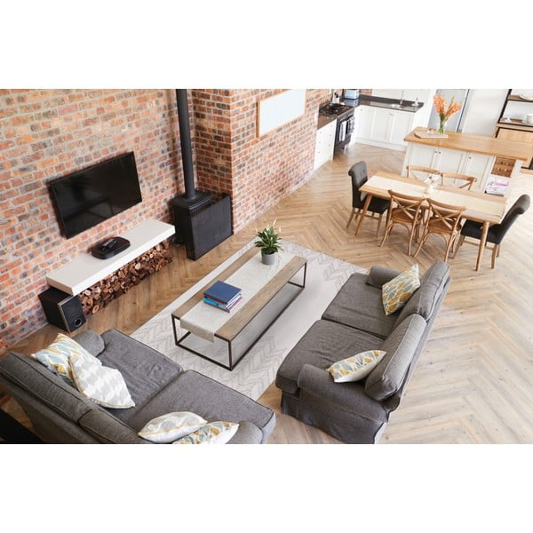 Világosszürke gyapjú szőnyeg 120x180 cm Credo – Agnella-image-1