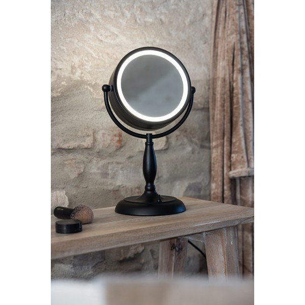 Matt fekete asztali lámpa üveg búrával (magasság 36 cm) Face – Markslöjd-image-3