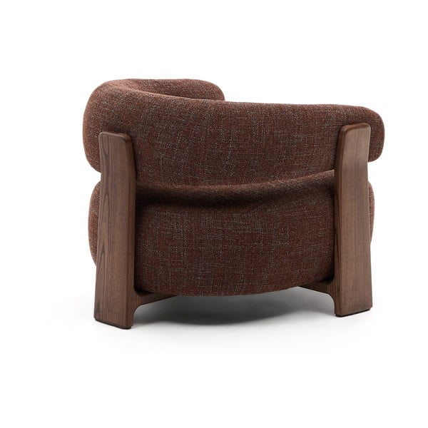 Barna zsenília fotel Granite – Kave Home-image-4