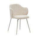 Bézs kárpitozott étkezőfotel szett 2 db-os Yunia – Kave Home