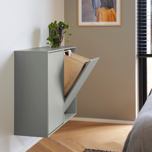 Szürkéskék fali szennyeskosár Laundry Box – ReCollector-image-2