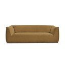 Mustársárga kordbársony kanapé 242 cm Giorgia – Bobochic Paris