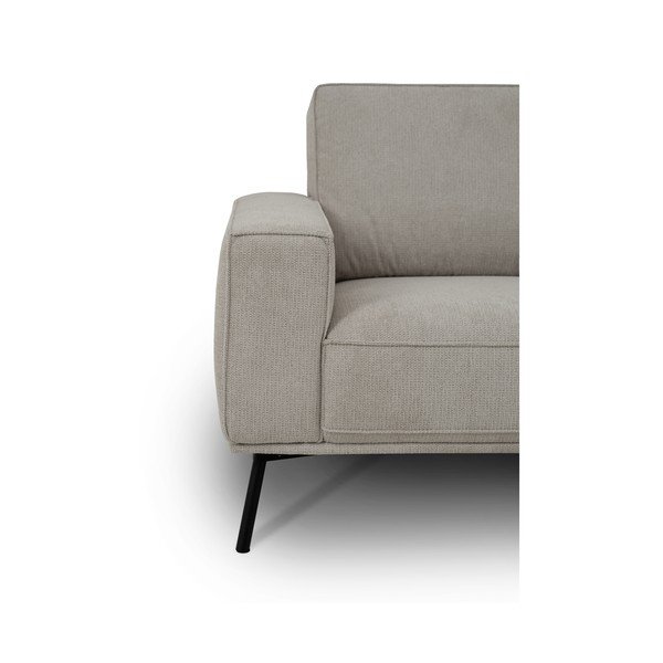 Szürkésbézs zsenília sarokkanapé (jobb oldali-L alakú) Amsterdam – Scandic-image-4