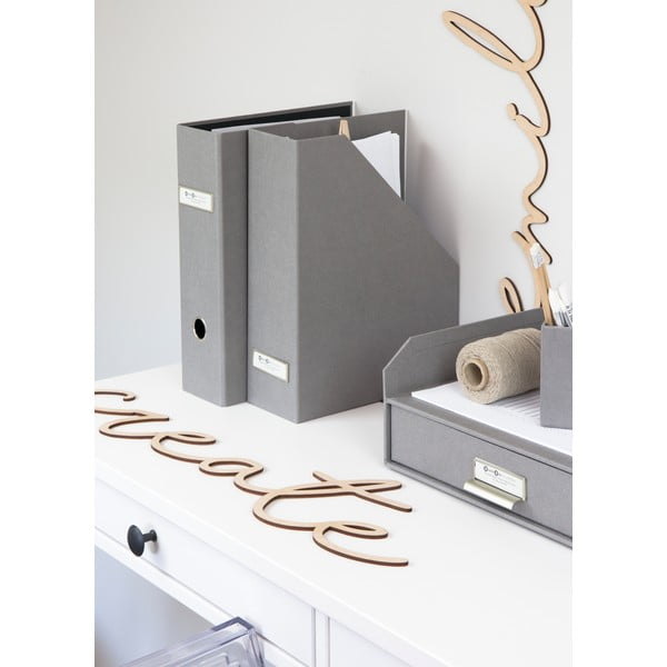 Viktoria szürke irattartó - Bigso Box of Sweden-image-1
